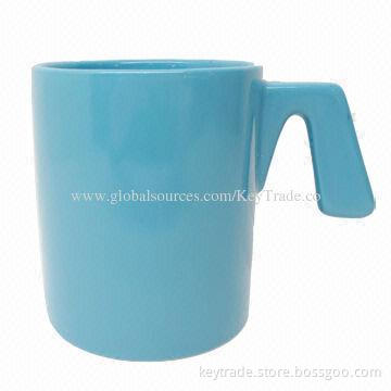 Fine Stoneware Color Glazed Mug, Multicolor
